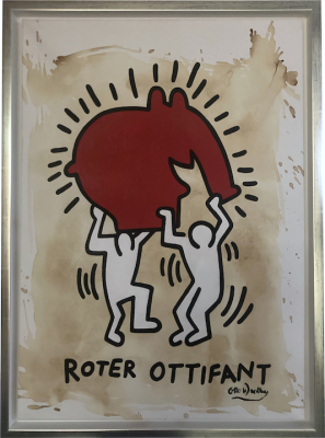 OTTO WAALKES: Roter Ottifant (ORIGINAL)